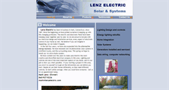 Desktop Screenshot of lenzelectric.com